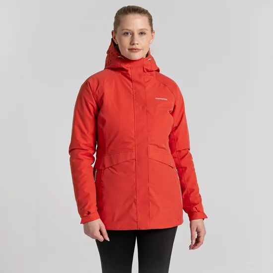 Women's Caldbeck Thermic Jacket - Ember Orange | Craghoppers UK