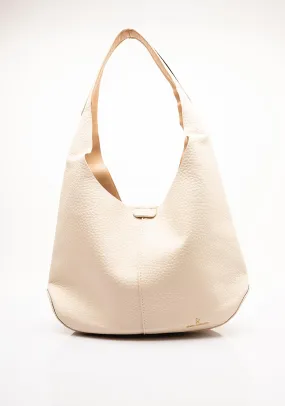 Zen Collection Hobo Shoulder Bag, Beige