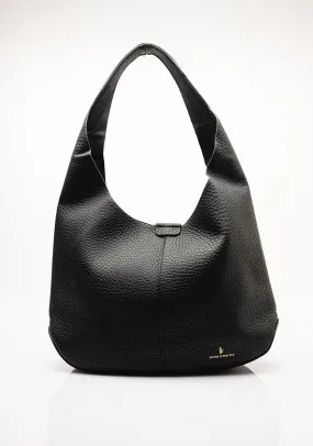 Zen Collection Hobo Shoulder Bag, Black