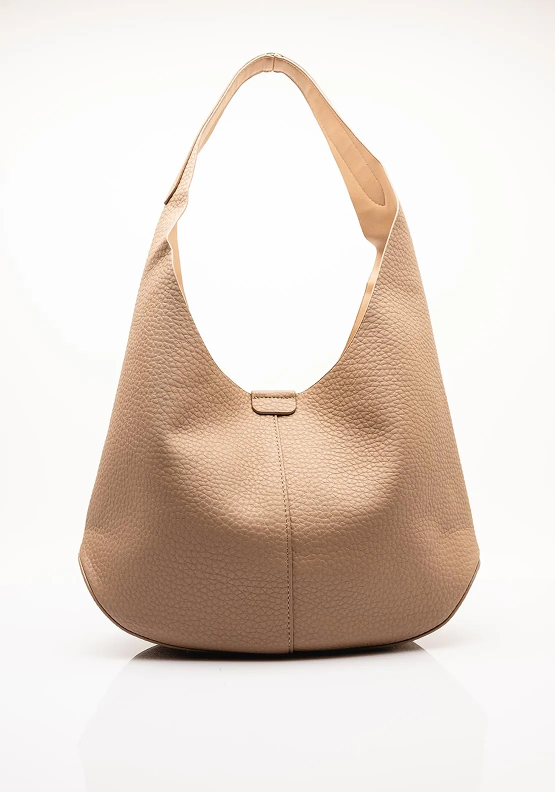 Zen Collection Hobo Shoulder Bag, Brown