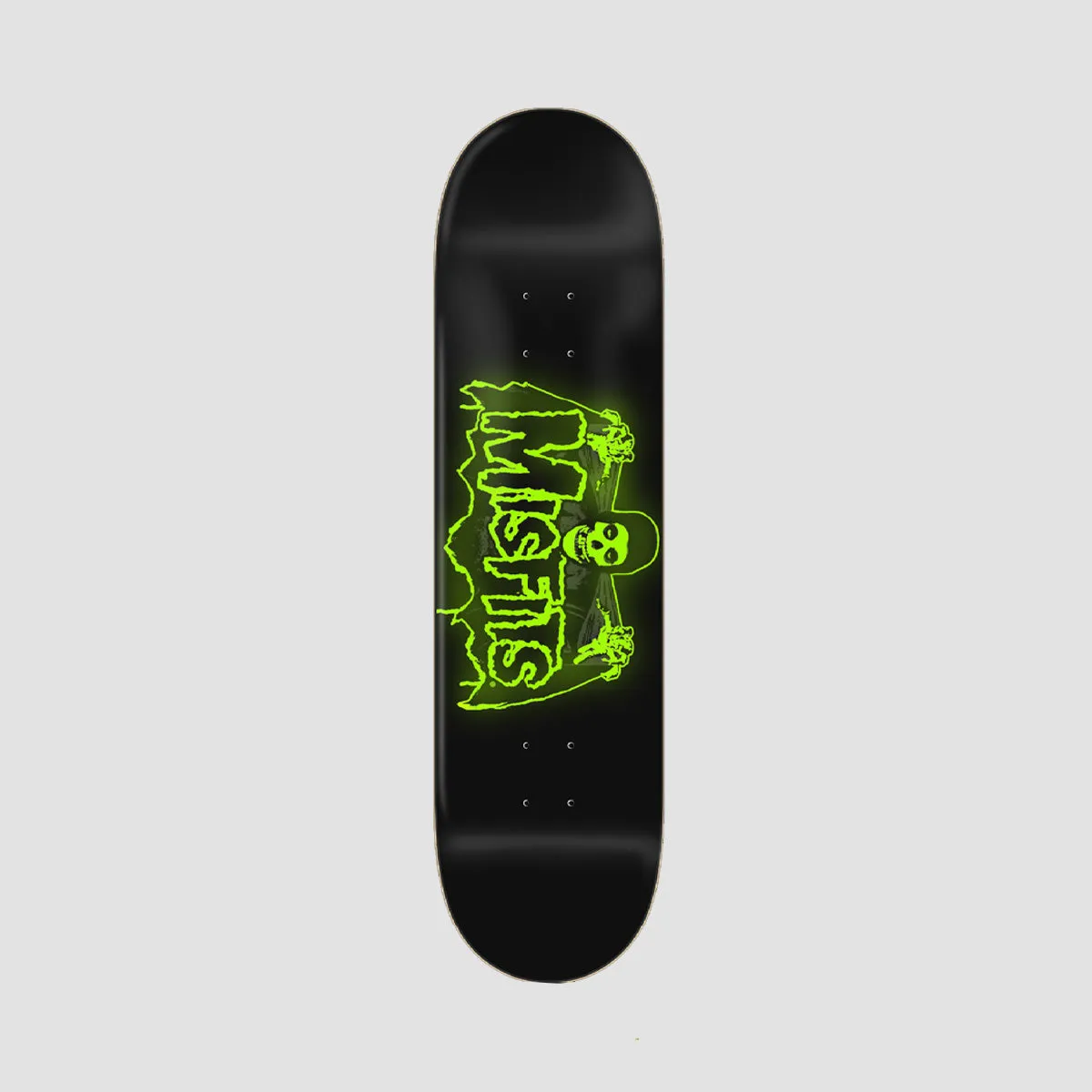 Zero Misfits Bat Fiend Skateboard Deck Glow In The Dark - 8.25