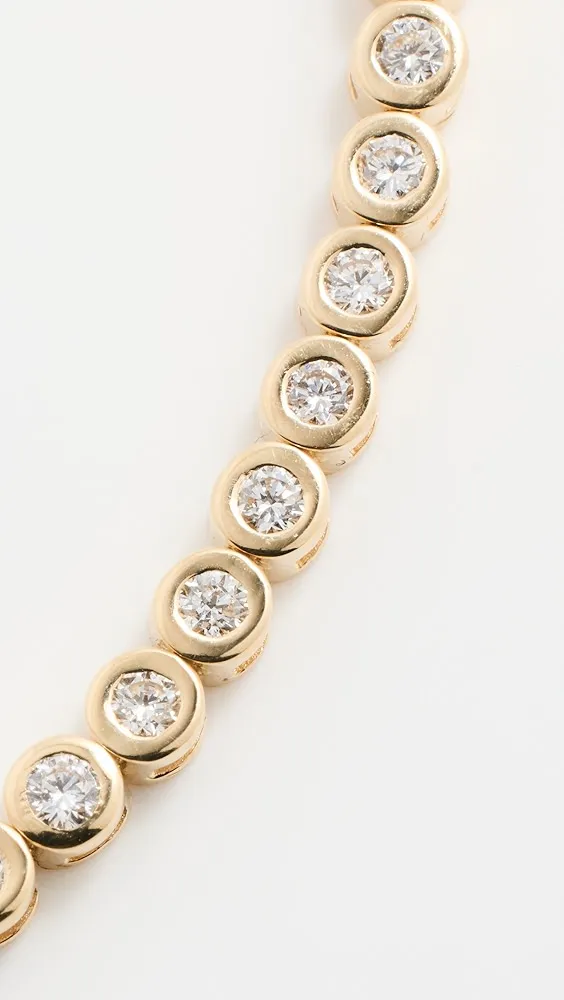 Zoe Chicco   14k Tennis Collection Bezel Bracelet 1.2 ctw 